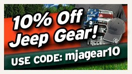 Save 10% On Jeep Gear With Coupon Code 'mjagear10'